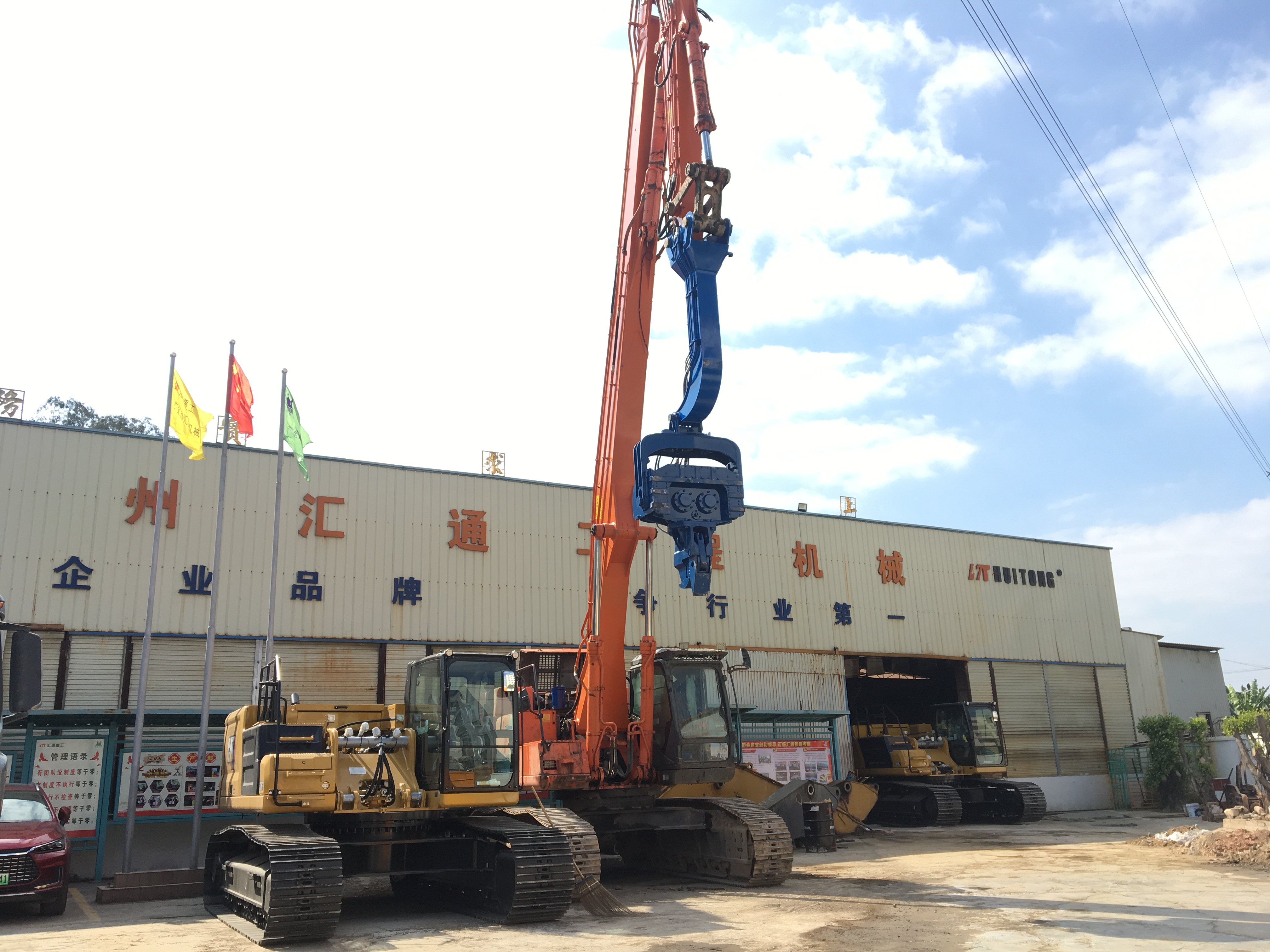挖掘機(jī)打樁臂、打樁臂、挖掘機(jī)打樁臂廠家
