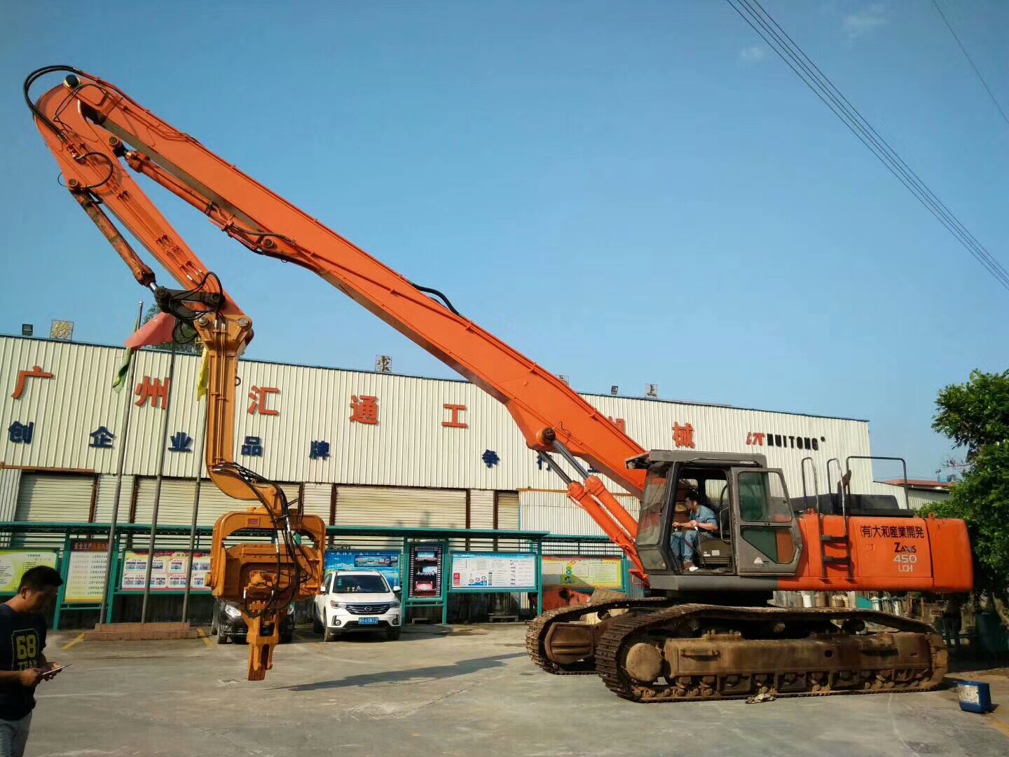 挖掘機(jī)打樁臂、打樁臂、挖掘機(jī)打樁臂廠家